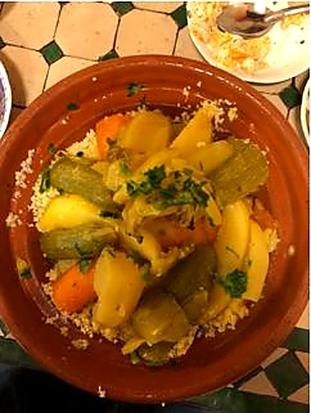 Couscous dish at Fassie Délice